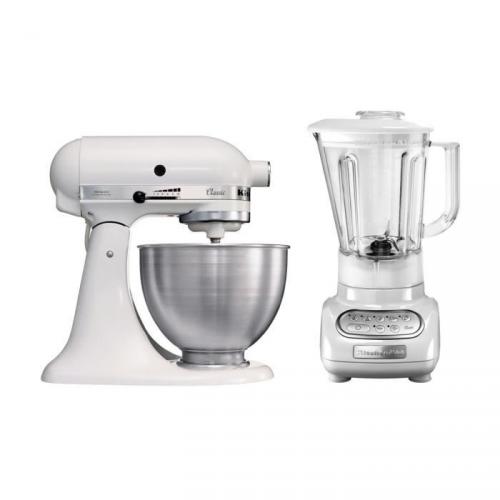 Robot Kitchenaid sur socle 4,3L 5K45SS Blender/Mixeur 1,5L 5KSB45 Robot Kitchenaid sur socle 4,3L 5K45SS Blender/Mixeur 1,5L 5KSB45