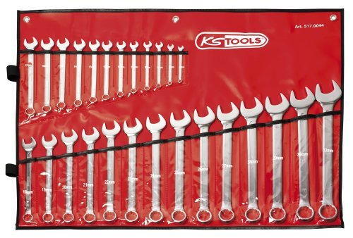 KS Tools 517.0044 Jeu de 26 clés mixtes en trousse, 6-32 mm KS Tools 517.0044 Jeu de 26 clés mixtes en trousse, 6-32 mm