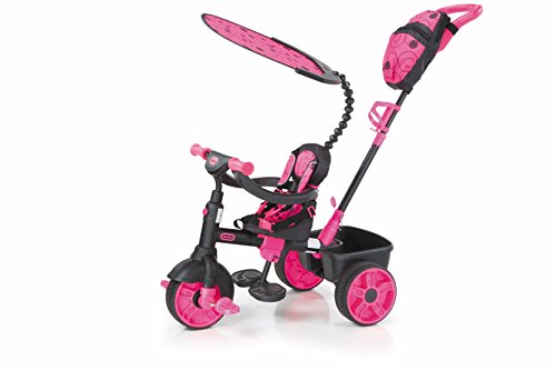 Little Tikes - 634321E4 - Tricycle - 4 En 1 Deluxe Edition-Neon Pink