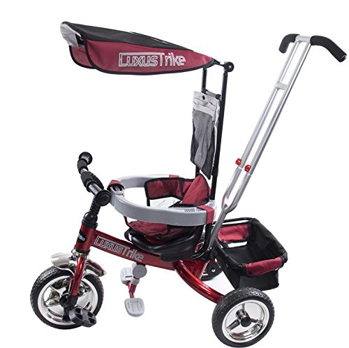BEBE SOLEIL - Tricycle 3 en 1 - Luxus - (Rouge)