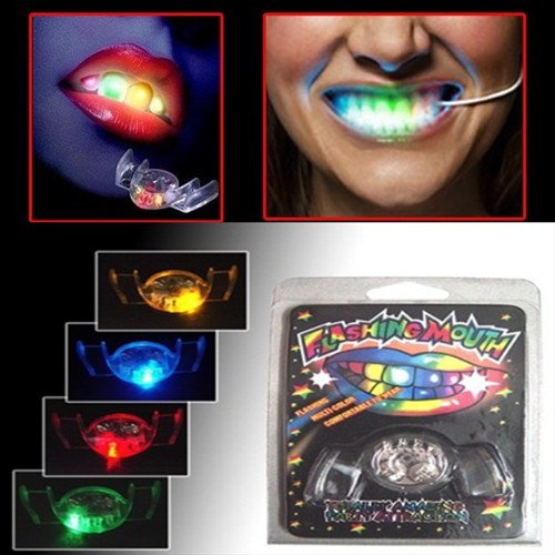 Flashing Mouth fête bouche lumineuse led soirée boite de nuit mariage gadge