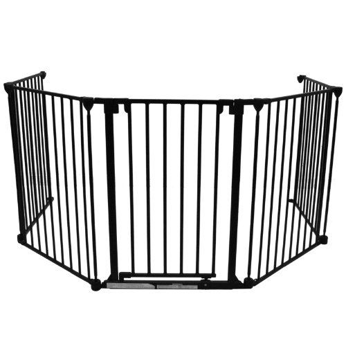 Baby Vivo Barrière Parc En metal Parefeu sécurité Enfant En Noir