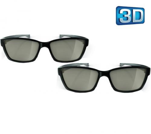Lot de 2 paires de lunettes 3D passive Philips PTA417/00