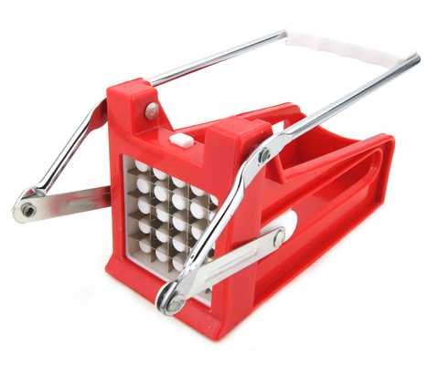 Coupe frites taille-Frites manuel avec grille 25 trous Coupe frites taille-Frites manuel avec grille 25 trous