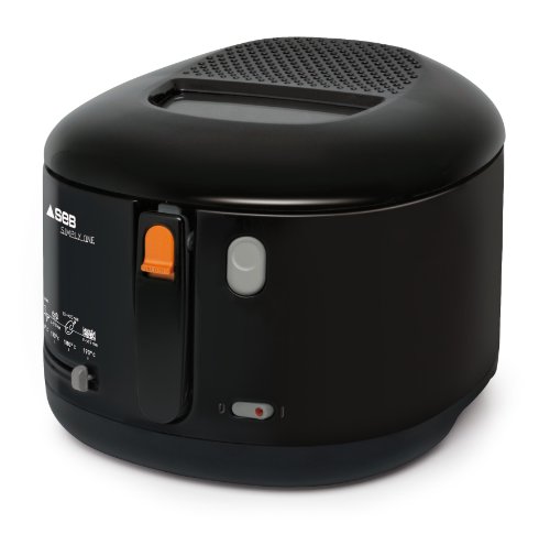 Seb FF160800 Simply One Friteuse Compacte avec Thermostat Noir Seb FF160800 Simply One Friteuse Compacte avec Thermostat Noir