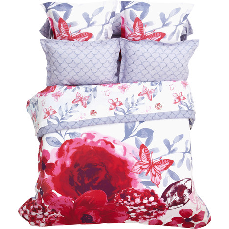 Housse de couette coton PALOMA Blanc Housse de couette coton PALOMA Blanc