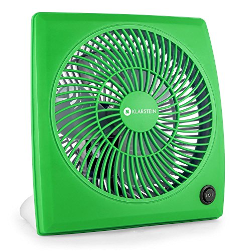 Klarstein Rainbowstorm 2 - Ventilateur compact 18cm (7") de 30W et 2 vitesses (poignée de transport à l'arrière) - vert Klarstein Rainbowstorm 2 - Ventilateur compact 18cm (7") de 30W et 2 vitesses (poignée de transport à l'arrière) - vert