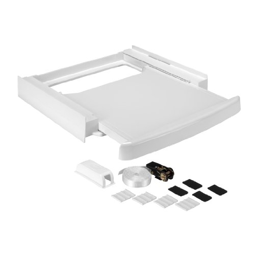 Wpro SKS 100 kit de superposition universel avec tablette pour lave-linge/seche-linge 60 x 60 cm