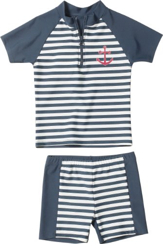 Playshoes - Maillot De Bain - Bébé Garçon - Bleu (900 Original ) - FR: 24 mois (Taille fabricant : 2 years)