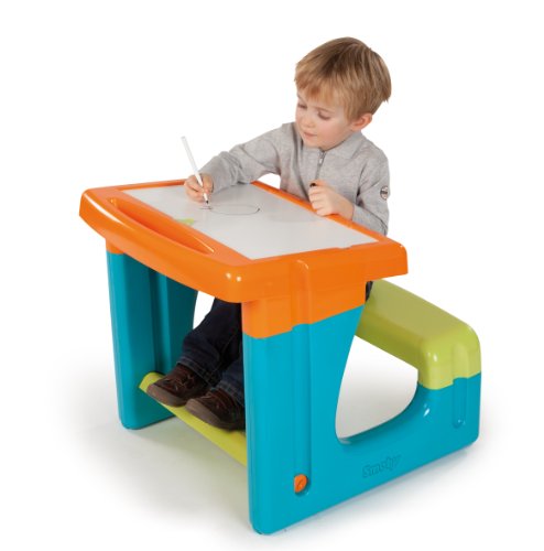 Smoby - 28077 - Kit de Loisirs Créatifs - Bureau Petit Ecolier - Bleu