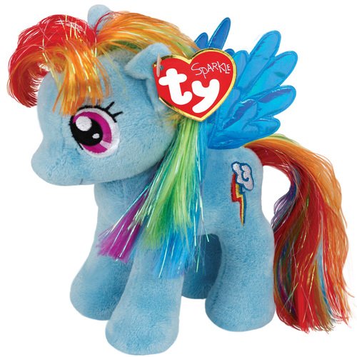 Ty - Ty41005 - Peluche - My Little Pony - Rainbow Dash , 20 cm