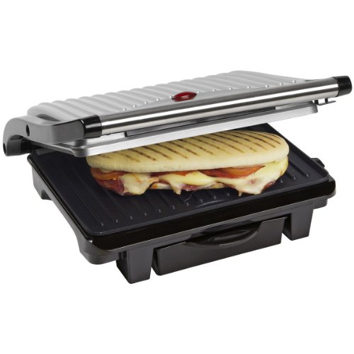 Bestron ASW113 Gril à Panini/Viande Argent 1000 W Bestron ASW113 Gril à Panini/Viande Argent 1000 W