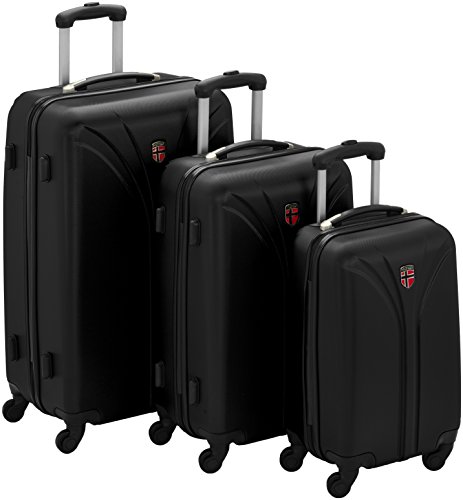 Geographical Norway Set de bagage, 28 cm, Noir Geographical Norway Set de bagage, 28 cm, Noir