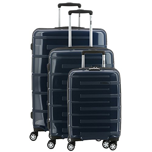 TEKMi JOKER - Valise Rigide Bleu Marine (Lot de 3)