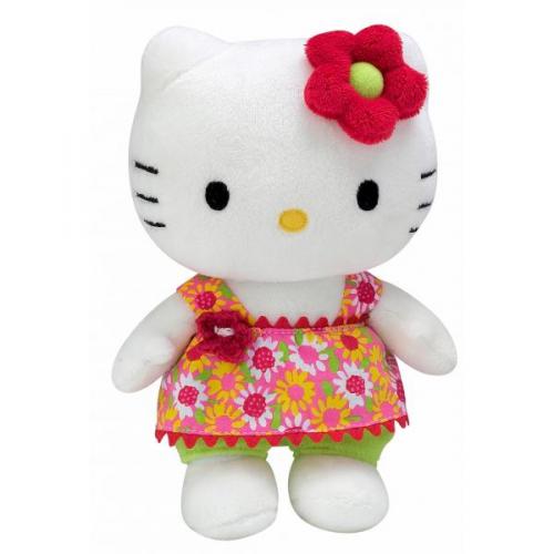 Peluche Hello Kitty en version printemps Peluche Hello Kitty en version printemps