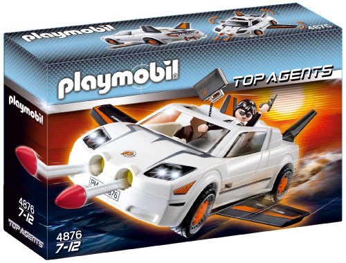 Playmobil - 4876 - Jeu de construction - Voiture des Agents Secrets Playmobil - 4876 - Jeu de construction - Voiture des Agents Secrets