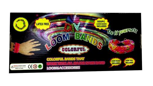 Pack Rainbow Loom - Kit de 600 Bracelet Elastique Crochet Clip Planche de Montage - Loisirs Créatifs (1 Lot) Pack Rainbow Loom - Kit de 600 Bracelet Elastique Crochet Clip Planche de Montage - Loisirs Créatifs (1 Lot)
