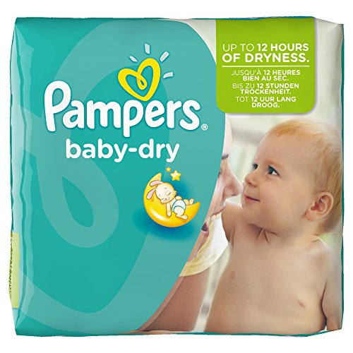 Pampers - Baby Dry - Couches Taille 4+ Maxi+ (9-20 kg) - Pack économique 1 mois de consommation x152 couches Pampers - Baby Dry - Couches Taille 4+ Maxi+ (9-20 kg) - Pack économique 1 mois de consommation x152 couches