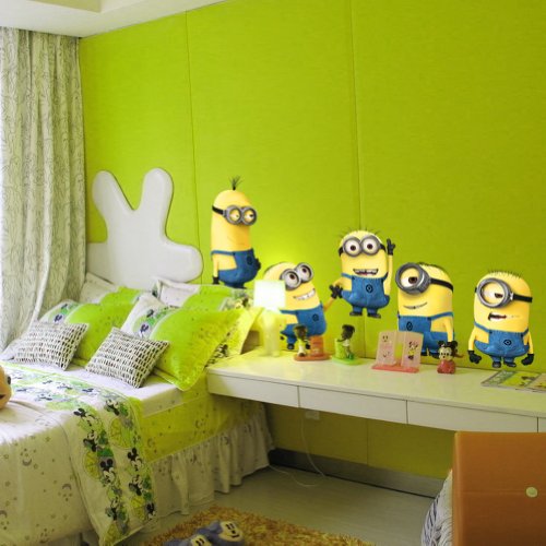 Minions - Autocollant mural design Moche et Méchant Minions - Autocollant mural design Moche et Méchant