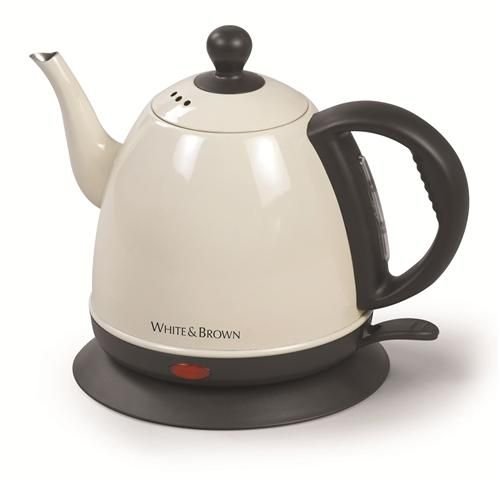 White and brown - da928 - Bouilloire sans fil 0.8l 1500w creme BISTRO White and brown - da928 - Bouilloire sans fil 0.8l 1500w creme BISTRO