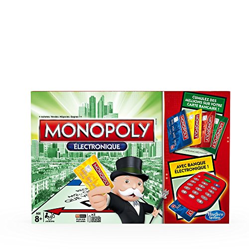 Hasbro - A74441010 - Jeu De Plateau - Monopoly Electronique Hasbro - A74441010 - Jeu De Plateau - Monopoly Electronique