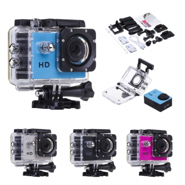 Caméra sport HD 720P avec accessoires Caméra sport HD 720P avec accessoires