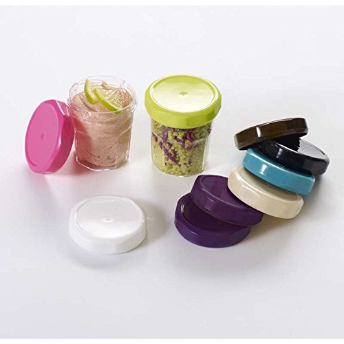 Mini pot de confiture avec couvercle 5.6 cm blanc x 10 Mini pot de confiture avec couvercle 5.6 cm blanc x 10
