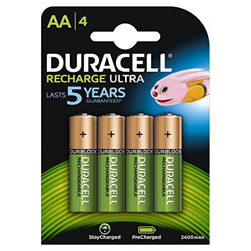 Duracell - 4 Piles rechargeables Stay Charged AA 2400 mAh Duracell - 4 Piles rechargeables Stay Charged AA 2400 mAh