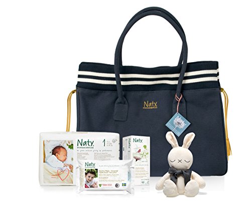 Naty Sac à Langer en Coton Bio Bleu Marine Naty Sac à Langer en Coton Bio Bleu Marine