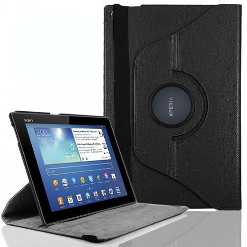 Étui ultra fin et ultr 360 fonction de rotation pour Sony Xperia Z2 10.1" Pouce Tablet PC (Avec la fonction de sommeil et de réveil) + Protecteur D'écran Et Stylet Stylo (Noir) Étui ultra fin et ultr 360 fonction de rotation pour Sony Xperia Z2 10.1" Pouce Tablet PC (Avec la fonction de sommeil et de réveil) + Protecteur D'écran Et Stylet Stylo (Noir)
