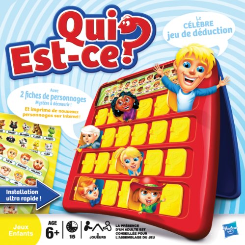Hasbro - 58011 - Jeu de Réflexion - Qui Est-Ce ? Hasbro - 58011 - Jeu de Réflexion - Qui Est-Ce ?