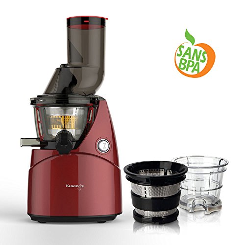 Pack Kuving's B9000 - Extracteur de jus vertical avec kit à smoothies - Rouge