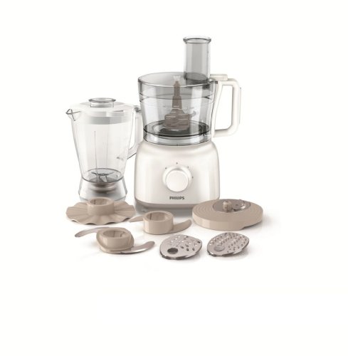 Philips HR7628/00 2 en 1 Robot Daily Blanc et Beige 650 W Bol 2,2 L Blender Philips HR7628/00 2 en 1 Robot Daily Blanc et Beige 650 W Bol 2,2 L Blender