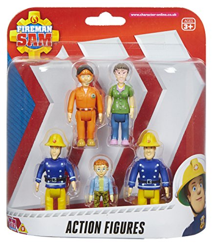 Sam le pompier - figurines, pack de 5 Sam le pompier - figurines, pack de 5
