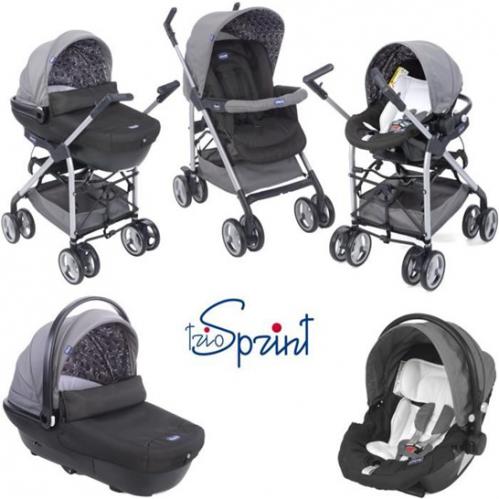 CHICCO Poussette Combinée Trio Sprint Ombra CHICCO Poussette Combinée Trio Sprint Ombra