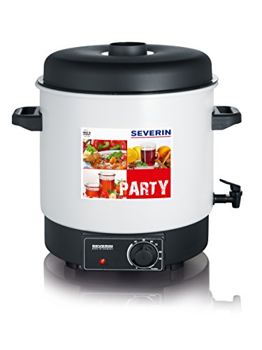 Severin - 3653 - Stérilisateur avec robinet -1800 W - 29l. - blanc / noir Severin - 3653 - Stérilisateur avec robinet -1800 W - 29l. - blanc / noir