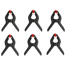 PEREL Lot de 6 pinces à coller PVC PEREL Lot de 6 pinces à coller PVC