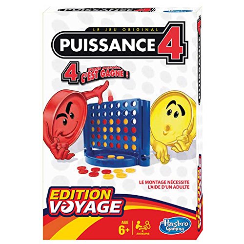 Hasbro - B10001010 - Jeu De Voyage - Puissance 4 Hasbro - B10001010 - Jeu De Voyage - Puissance 4