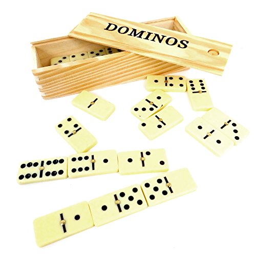 WDK PARTNER - A1300360 - Jeux de société - Jeu de dominos - Plumier bois WDK PARTNER - A1300360 - Jeux de société - Jeu de dominos - Plumier bois