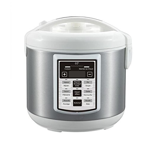 Multi cuiseur automatique blanc et inox Multi cuiseur automatique blanc et inox