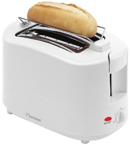 Bestron AYT600 Toasteur avec Chauffe Croissant Blanc 750 W Bestron AYT600 Toasteur avec Chauffe Croissant Blanc 750 W