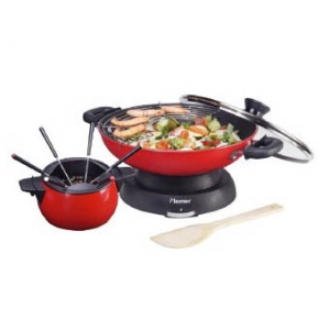 Set Wok - Fondue Rouge Set Wok - Fondue Rouge