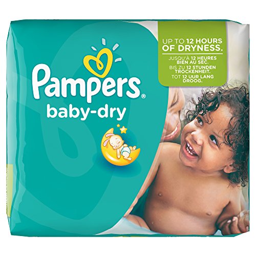 Pampers - Baby Dry - Couches Taille 5 Junior (11-25 kg) - Pack économique 1 mois de consommation x144 couches