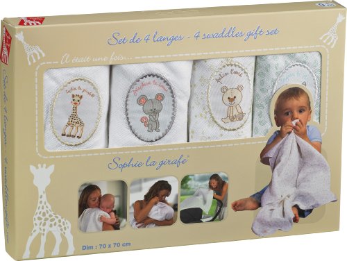 Vulli Set de 4 Langes - Sophie la Girafe