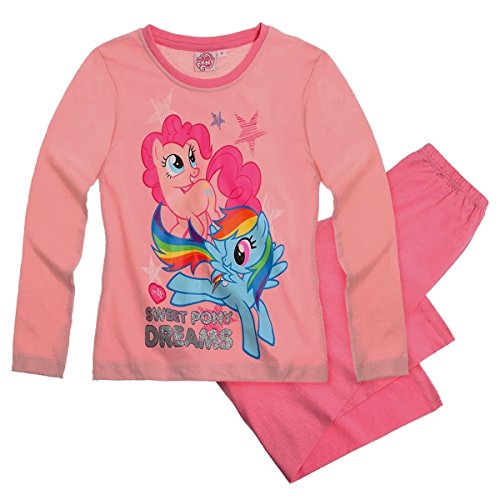 My little Pony Pyjama 2 pièces long pour filles 3 variantes/couleurs - 116 cm - Rose clair