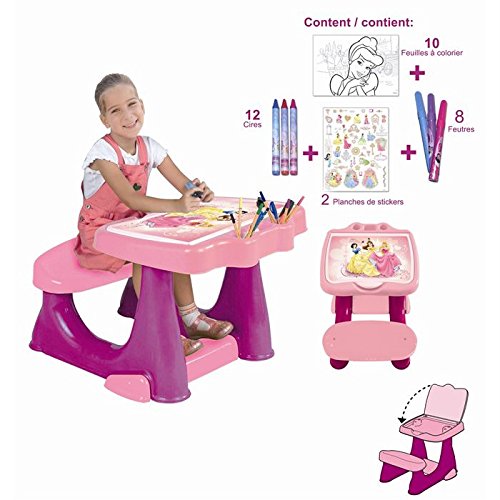 D'Arpèje - Disney Princess - CDIP001 - Loisir créatif - Bureau D'activité avec Set de Coloriage D'Arpèje - Disney Princess - CDIP001 - Loisir créatif - Bureau D'activité avec Set de Coloriage