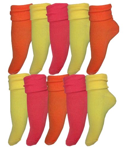 Lot de 10 paires de chaussettes filles