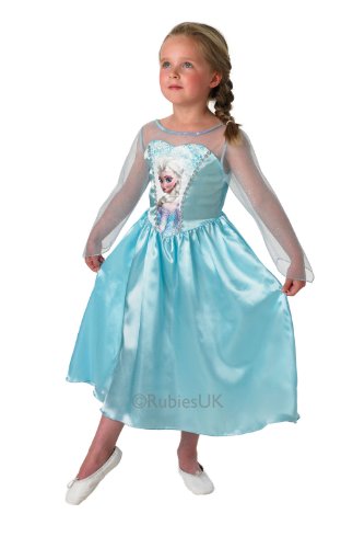 Rubie's 889542L Elsa Frozen - La Reine des Neiges - deguisement Disney Robe - 7-8 ans Rubie's 889542L Elsa Frozen - La Reine des Neiges - deguisement Disney Robe - 7-8 ans