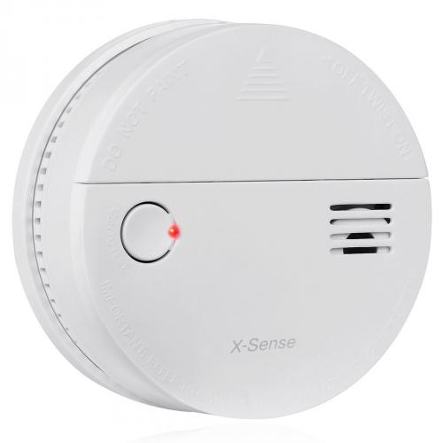 X-Sense Détecteur de Fumée et de Monoxyde de Carbone CO 2-en-1 Gaz Carbonique Alarme Avertisseur DS51 Certifié CE à Piles