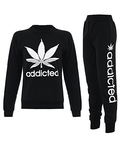 Fast Fashion - Set Print Accros Joggeurs Survêtement Sweatshirt - Femmes
